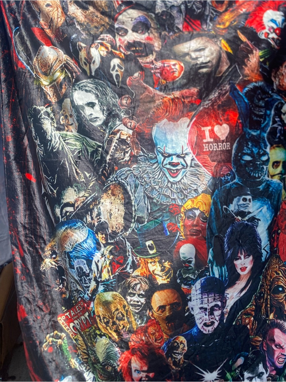 Men's Horror Characters Graphic Tee - Multicolor